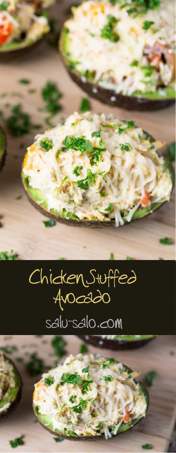 Chicken Stuffed Avocado - Salu Salo Recipes