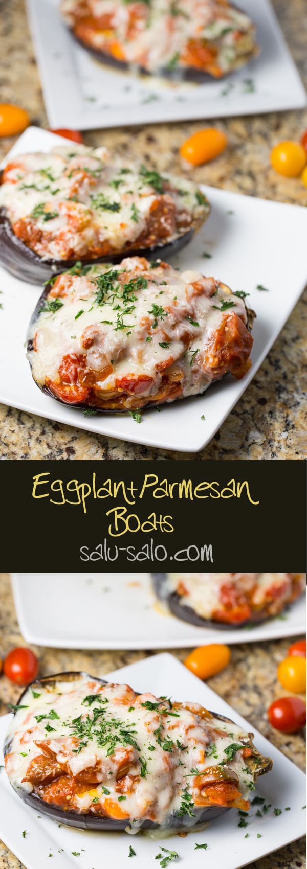 Eggplant Parmesan Boats