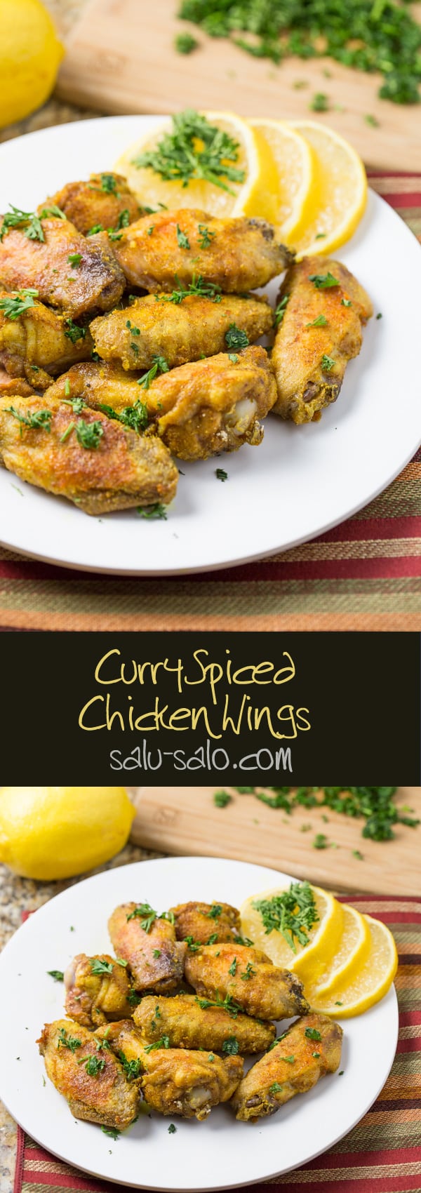 Curry Spiced Chicken Wings