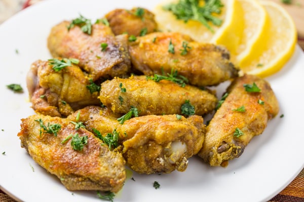 Curry Spiced Chicken Wings