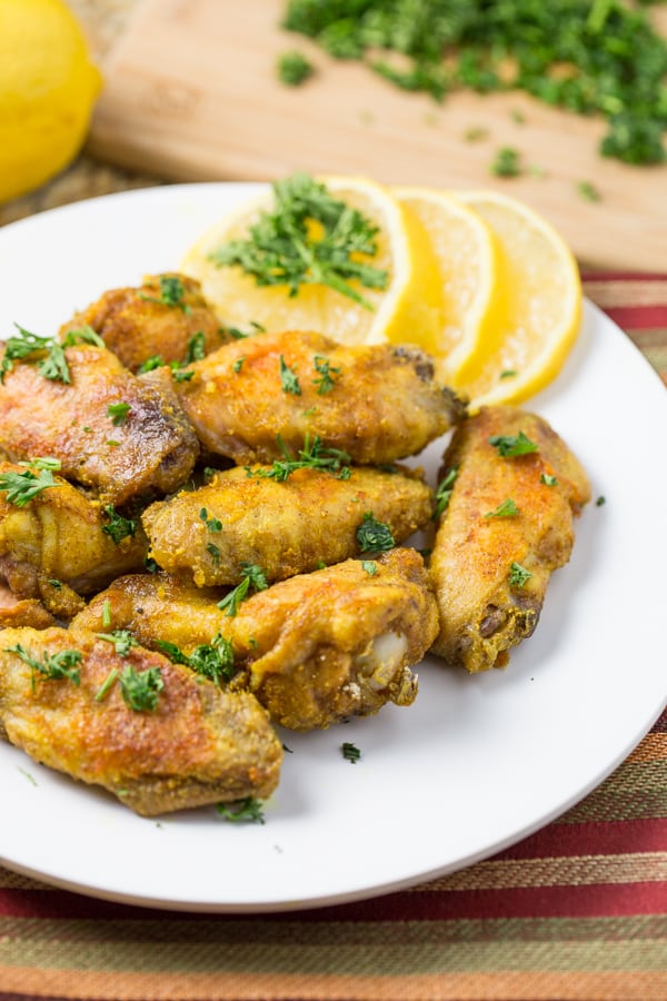 Curry Spiced Chicken Wings