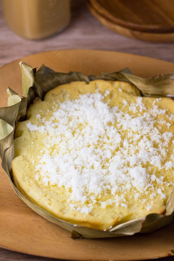 Fried Pounded Glutinous Rice Cake with Brown Sugar Syrup (Hong Tang Ci Ba)