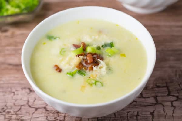 Baked Potato and Leek Soup