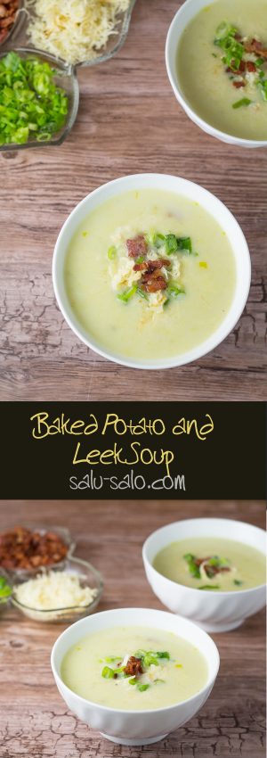 Baked Potato and Leek Soup - Salu Salo Recipes