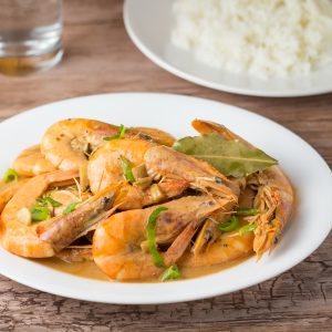 Shrimp Adobo with Coconut Milk