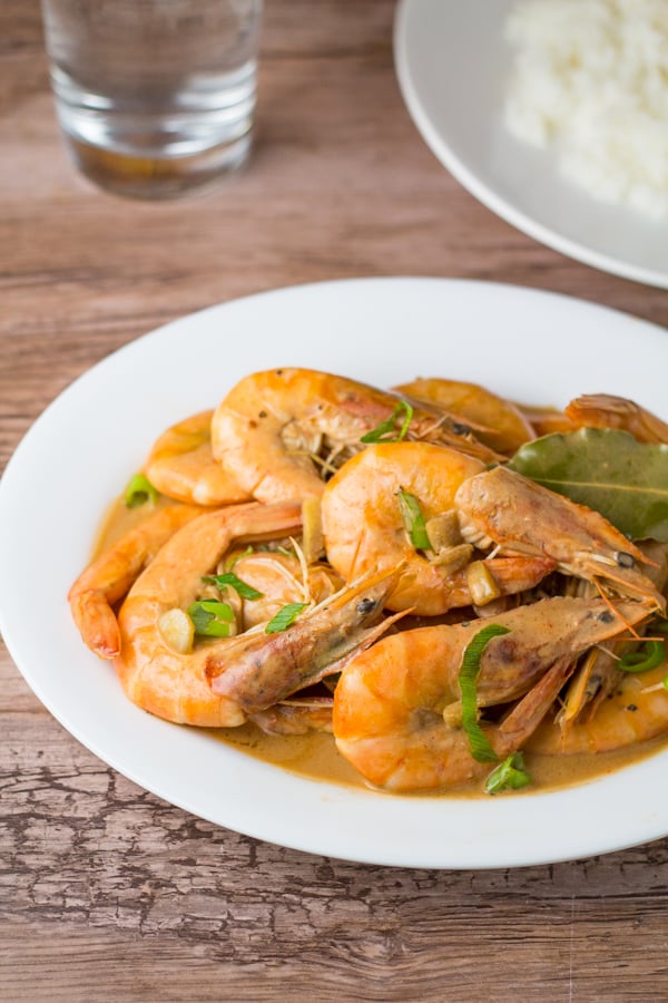 Shrimp Adobo with Coconut Milk