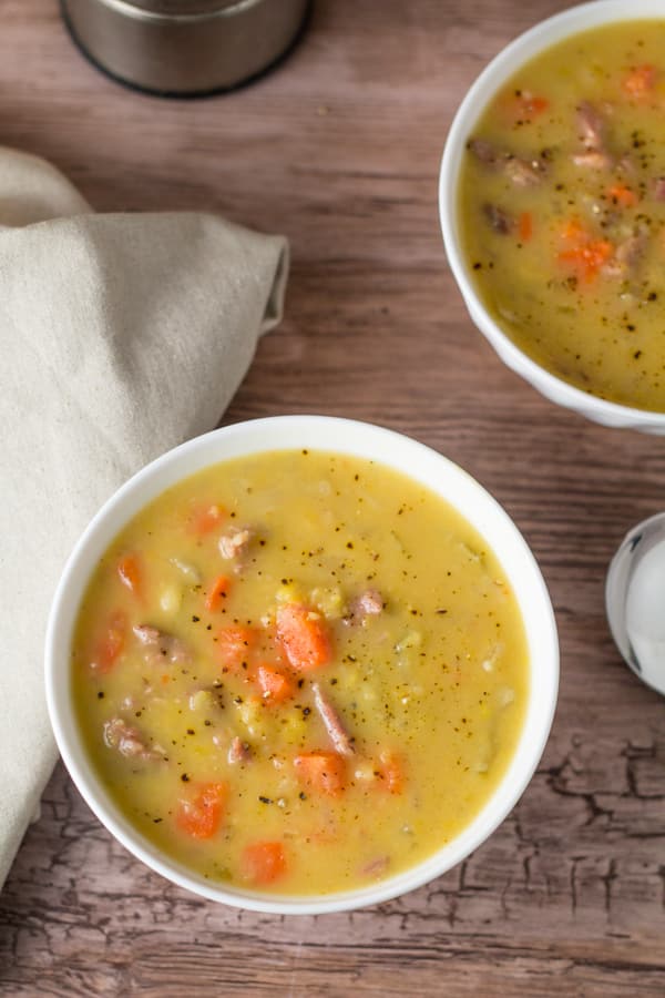 Split Pea and Ham Bone Soup - Salu Salo Recipes