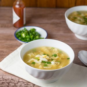 Egg Drop Soup with Crab