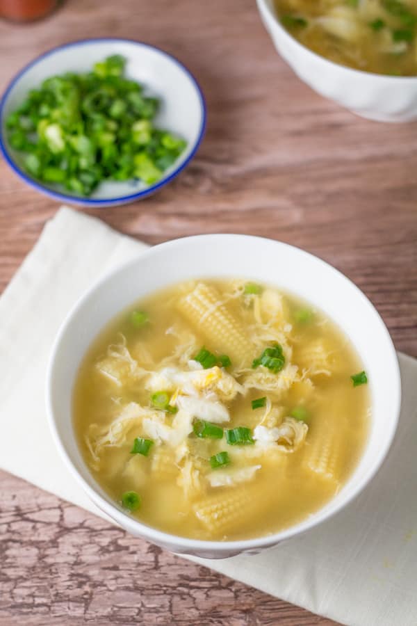 Egg Drop Soup with Crab