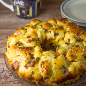 Bacon, Cheese and Green Onion Bread