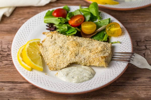 Crumb Crusted Baked Snapper