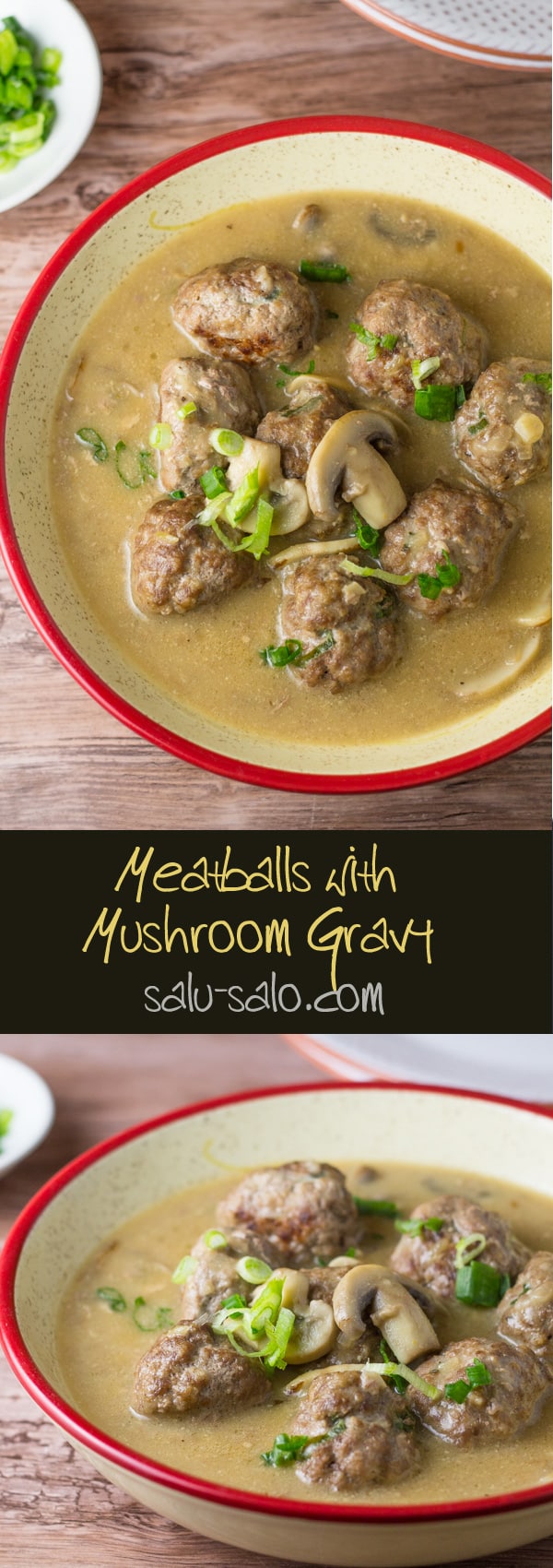 Meatballs with Mushroom Gravy