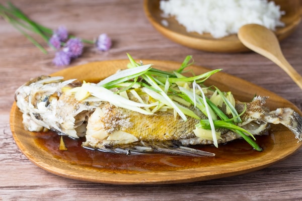 Steamed Whole Rock Fish