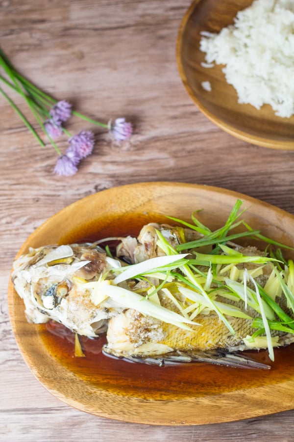 Steamed Whole Rock Fish