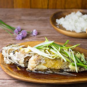 Steamed Whole Rock Fish