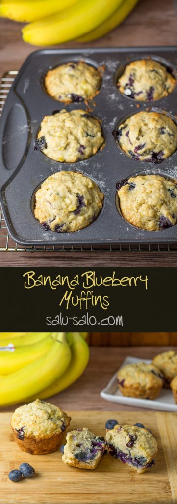 Banana Blueberry Muffins - Salu Salo Recipes
