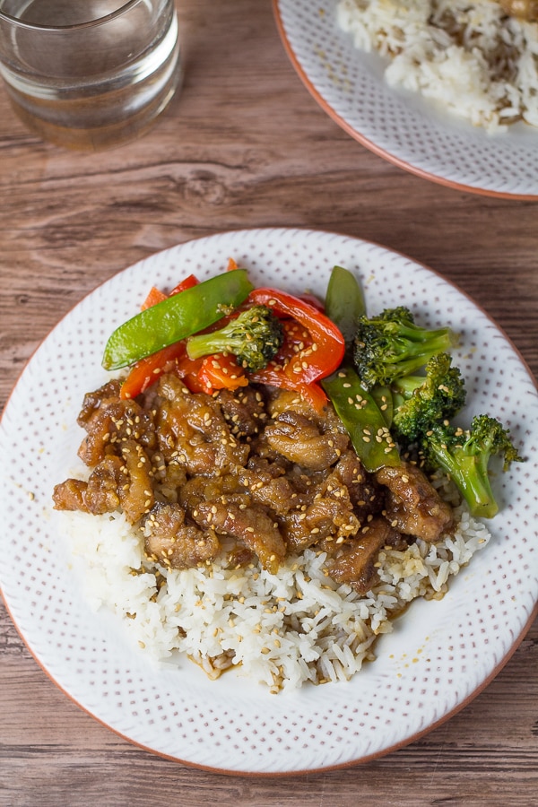 Honey Garlic Chicken Strips