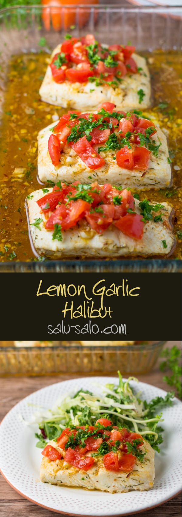 Lemon Garlic Halibut