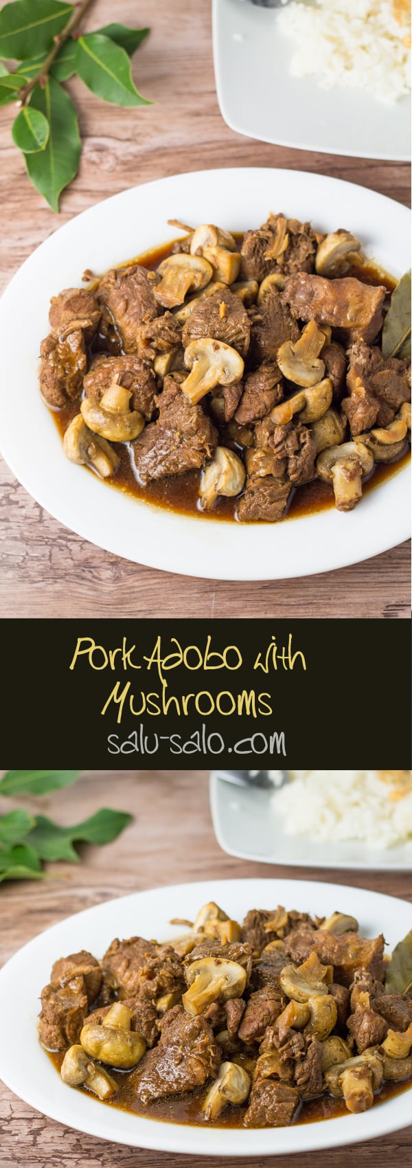 Pork Adobo with Mushroom