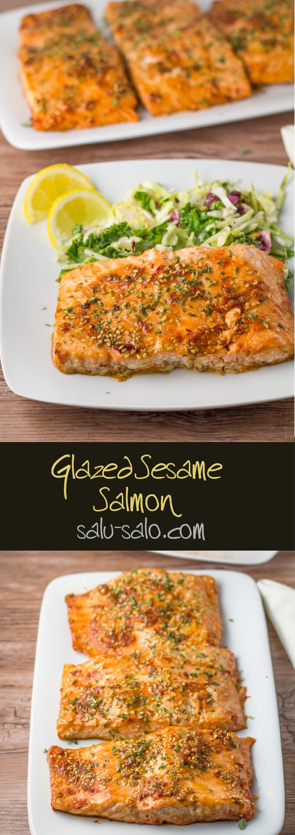 Glazed Sesame Salmon