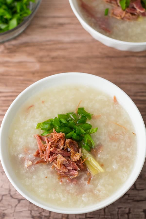 Instant Pot Leftover Ham Bone Congee