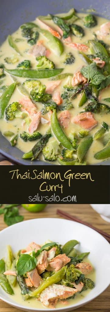Thai Salmon Green Curry - Salu Salo Recipes