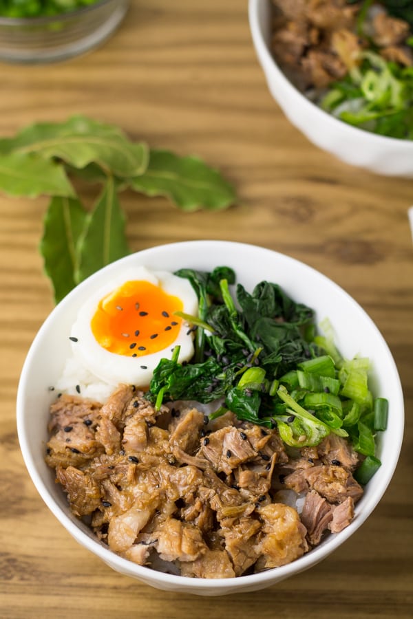 Adobo Rice Bowl (Pork Adobo) - Salu Salo Recipes