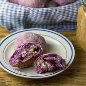 Ube Pandesal with Cheese Filling - Salu Salo Recipes