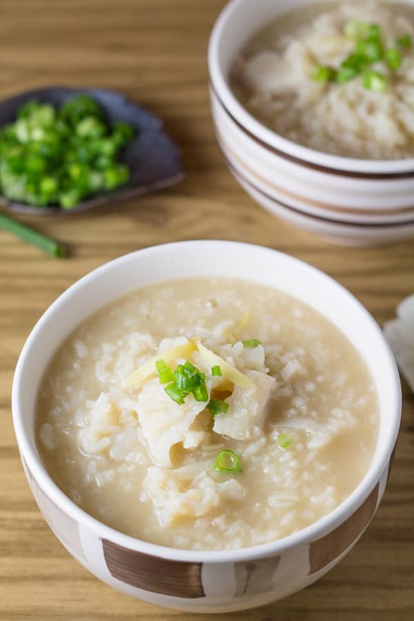 Fish Congee Serving Suggestion