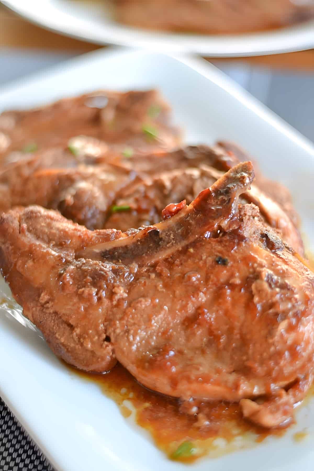 Asian Style Crock Pot Pork Chops