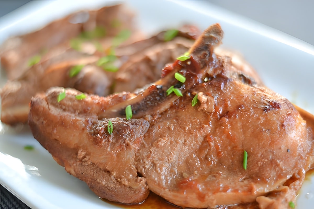 Asian Style Crock Pot Pork Chops