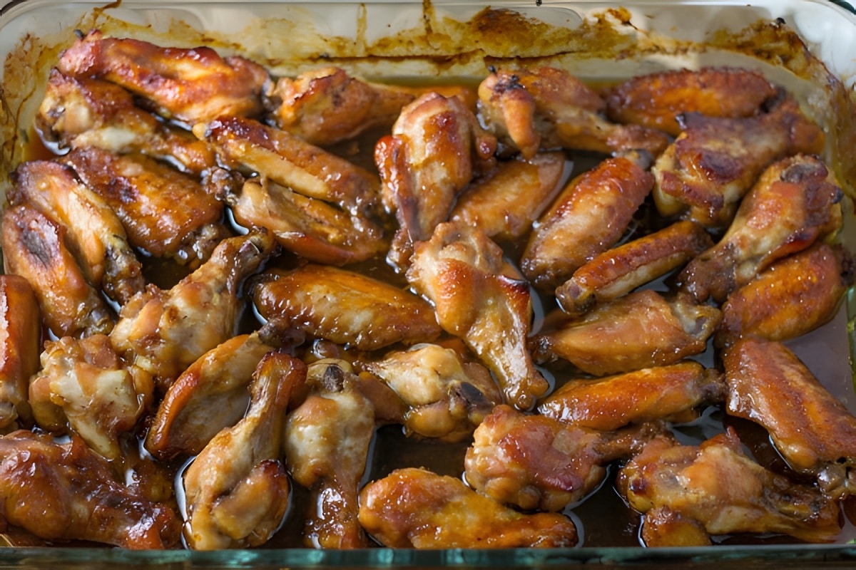 Baked Honey Garlic Chicken Wings