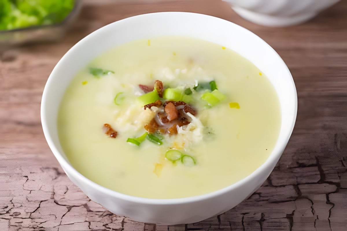 Baked Potato and Leek Soup