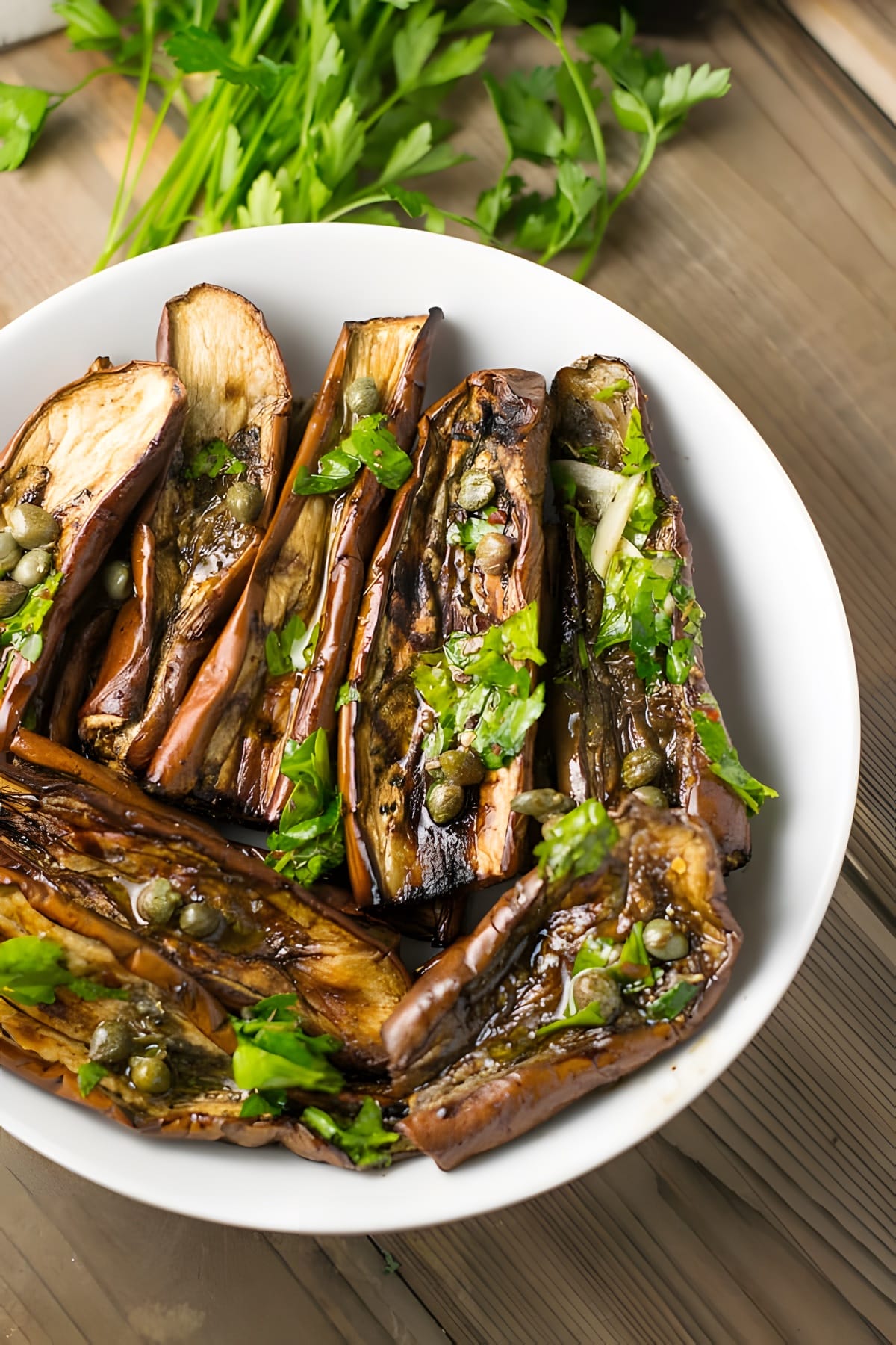 Grilled Eggplant Salad