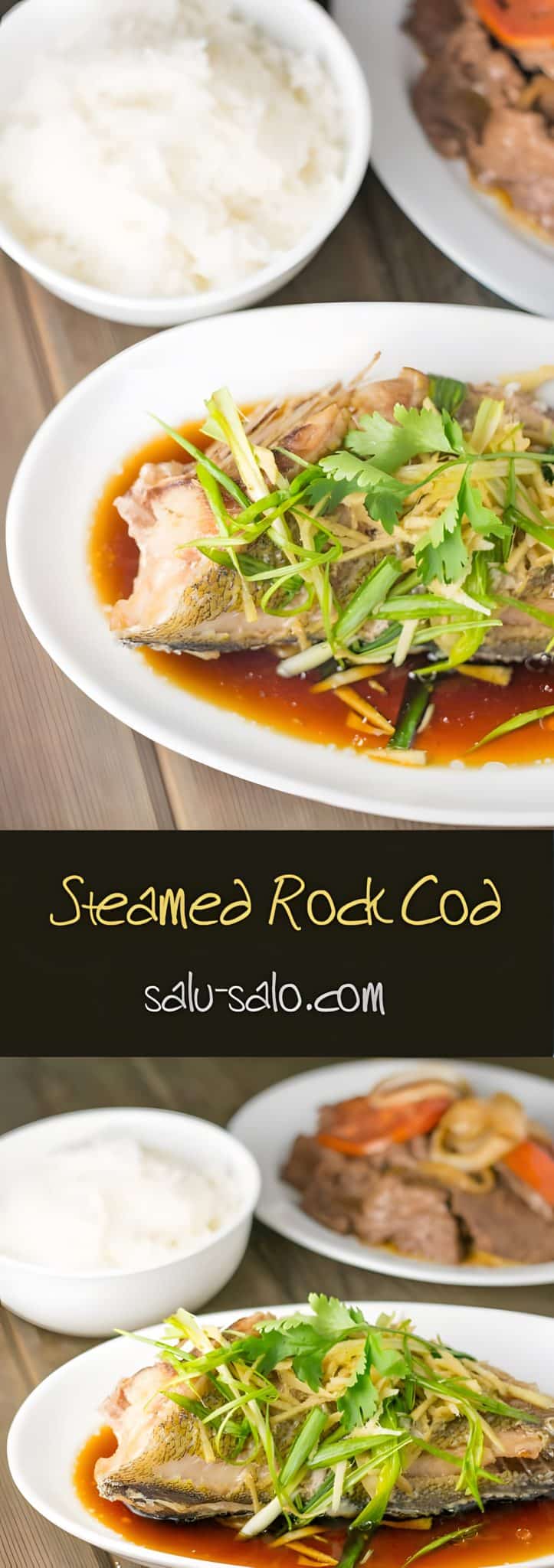 Steamed Rock Cod